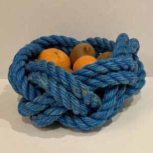 Rope Bowl ~ Newlyn Blue