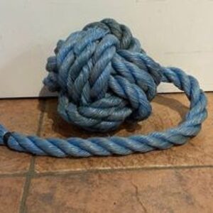 "Helluva Monkey Fist" Doorstop ~ Blue
