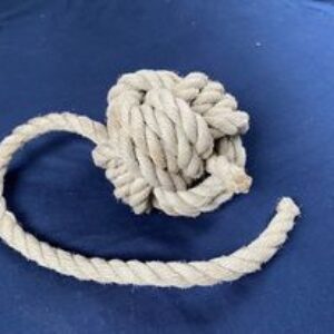 "Helluva Monkey Fist" Doorstop ~ Hemp rope