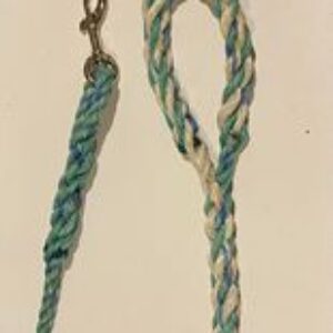 Salty Sea Dog Lead ~ Newlyn green/blue thread