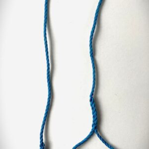 Light/Bell Pull ~ grey float, blue rope