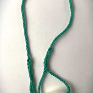 Light/Bell Pull ~ white float, soft green rope