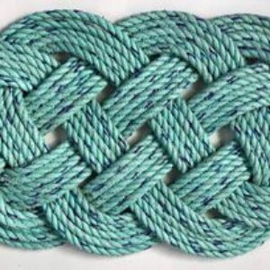 Mat ~ Newlyn Aqua/Purple Thread