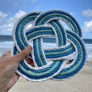 "Ocean Spray" ~ Celtic "Infinity" Knot rope work