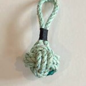 Christmas Monkey Fist "Buoyball" ~ Turquoise Seadog