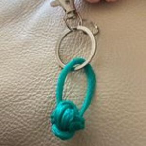 Mini Ghost Gear Keyring ~ Sea Green